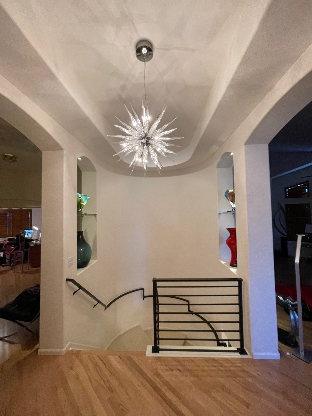 Custom metal stair railing - DiMasi Fabrications